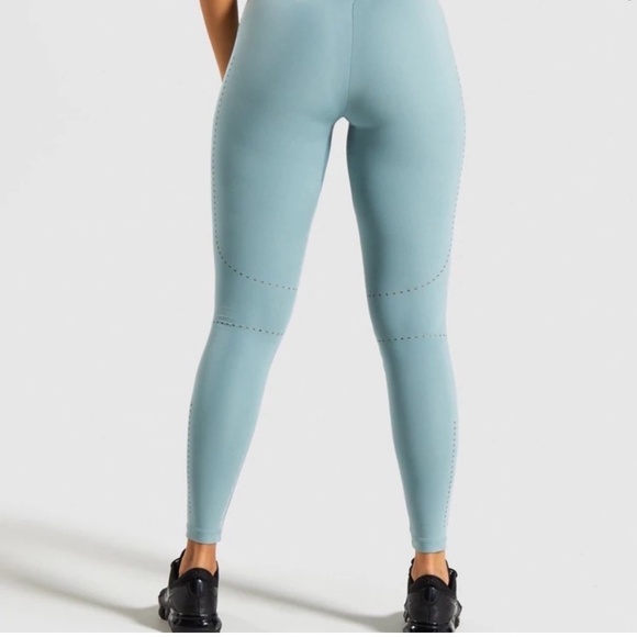 Gymshark Laser Cut Workout Leggings Tights In Women's Size XS - Picture 3 of 9